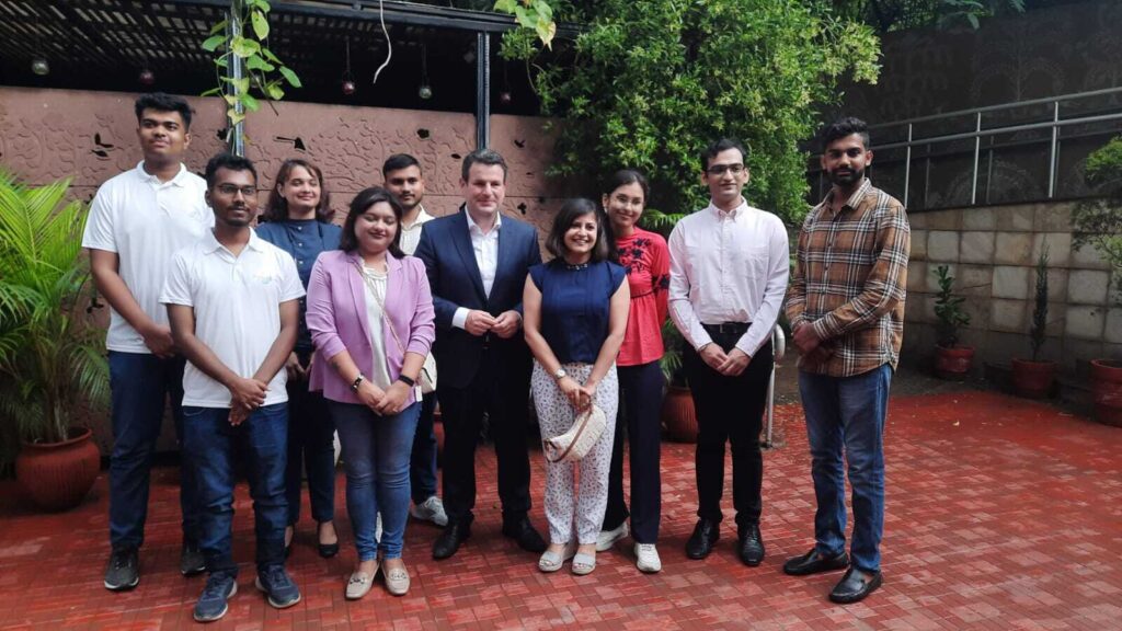Image of Magic Billion CEO and employees meeting the German Federal Minister for Labour and Social Affairs, Hubertus Heil
